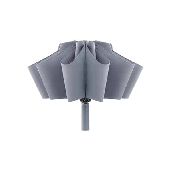 מטרייה אוטומטית עם פנס דגם 90GO Automatic Umbrella with Flashlight צבע אפור